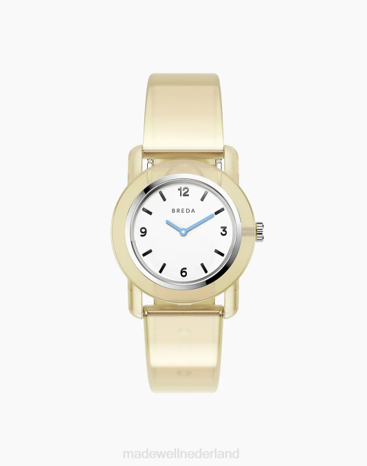 accessoires bleke gemzen ZVH692 Madewell Breda unisex 'play' transparant plastic horloge, 35 mm Heren
