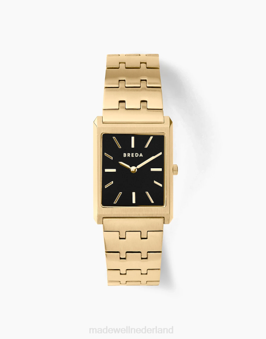 accessoires goud ZVH696 Madewell Breda Virgil metalen armbandhorloge Heren