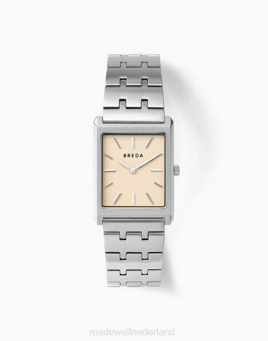 accessoires zilver ZVH695 Madewell Breda Virgil roestvrijstalen en metalen armbandhorloge Heren