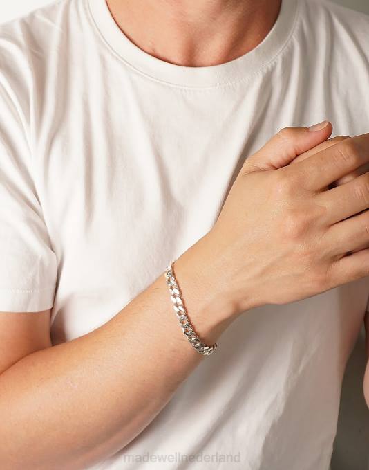 accessoires zilver ZVH6426 Madewell charlotte cauwe studio kinkettingarmband Heren