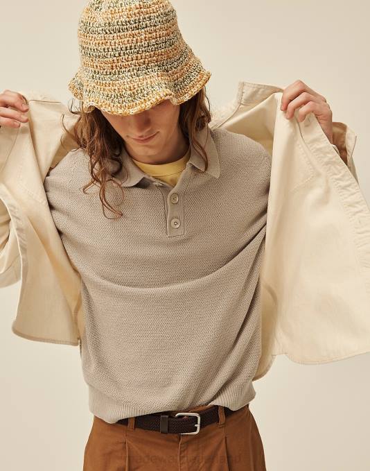 accessoires haak ZVH6441 Madewell gang gestreepte vissershoed Heren