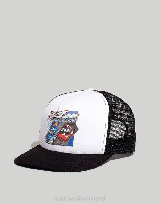 accessoires zwart wit ZVH638 Madewell aas rivington truckerpet Heren