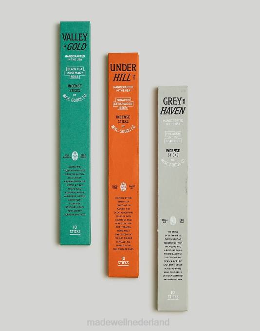 accessoires grijze haven ZVH643 Madewell diversen goederen co. wierook stoken Heren