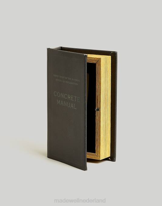 accessoires zwart ZVH6563 Madewell Puebco lege boekenopbergdoos Heren