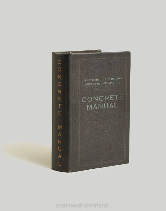 accessoires zwart ZVH6563 Madewell Puebco lege boekenopbergdoos Heren