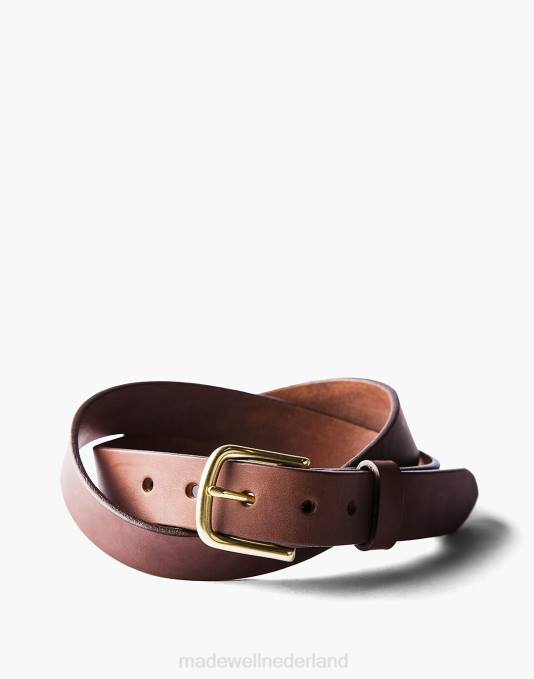 accessoires bruin ZVH6583 Madewell leerlooier goederen klassieke riem Heren