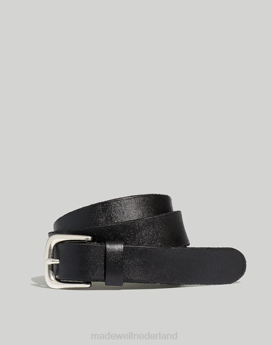 accessoires klassiek zwart ZVH622 Madewell leren riem Heren