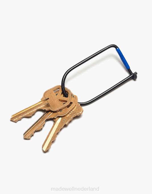 accessoires blauw ZVH6449 Madewell Craighill Wilson geëmailleerde sleutelhanger Heren