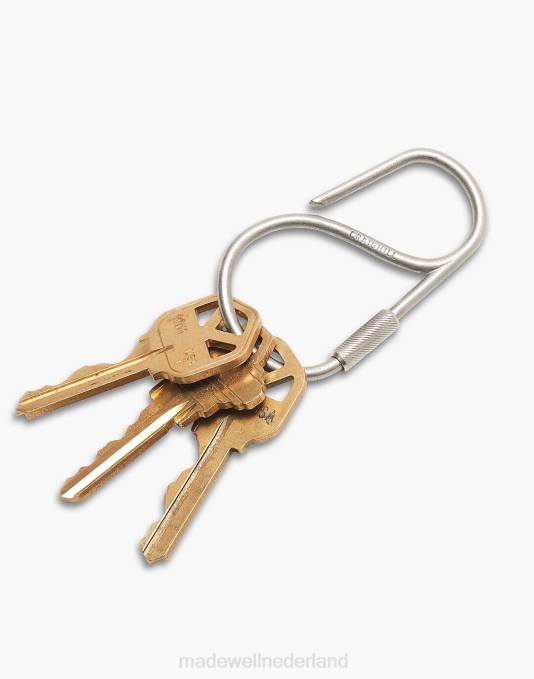 accessoires messing ZVH6442 Madewell Craighill offset sleutelhanger Heren