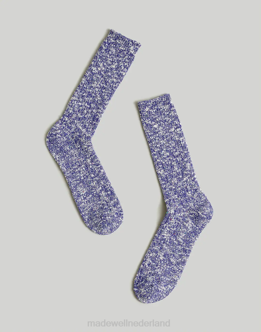 accessoires echte aubergine ZVH646 Madewell donegal kampsokken Heren
