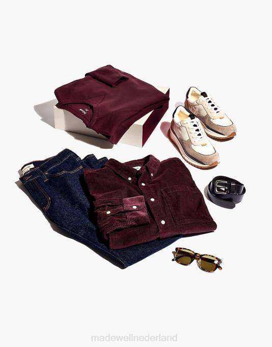 accessoires echt zwart ZVH661 Madewell danford zonnebril Heren