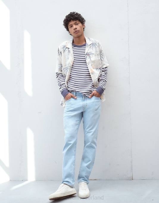 kleding bekken wassen ZVH6178 Madewell vintage taps toelopende jeans Heren