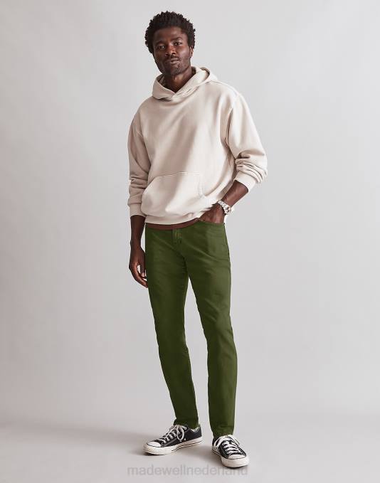 kleding donder wolk ZVH6150 Madewell kledinggeverfde atletische slanke jeans Heren