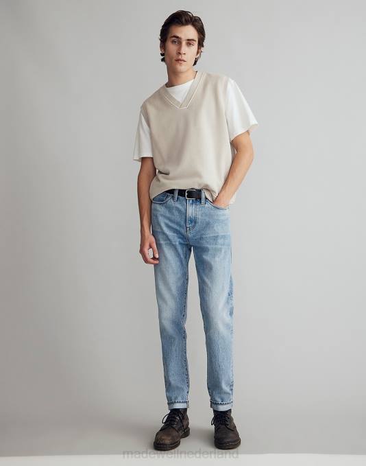 kleding elmway wassen ZVH6172 Madewell relaxte taps toelopende zelfkantjeans Heren