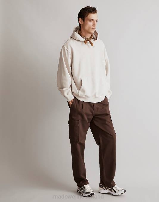 kleding geroosterde cichorei ZVH6203 Madewell geplooide cargobroek Heren