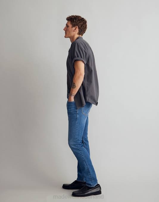 kleding haldon-was ZVH6149 Madewell atletische slanke jeans Heren