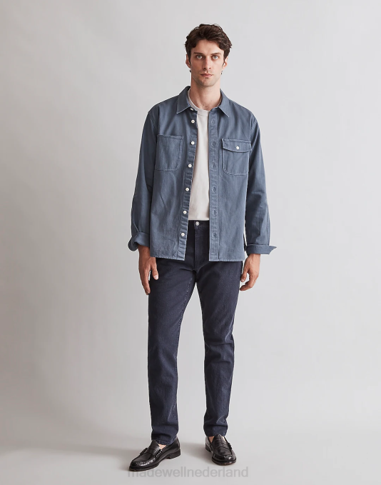 kleding inkt ZVH6188 Madewell kledinggeverfde slanke jeans Heren