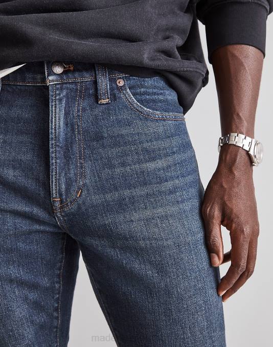kleding lijwaartse wassing ZVH6162 Madewell atletische slanke jeans: coolmax denim editie Heren