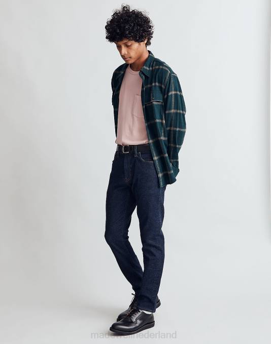 kleding spoelen wassen ZVH6182 Madewell slanke spijkerbroek Heren