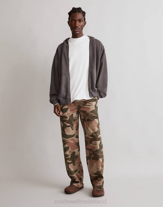 kleding toendra ZVH6217 Madewell oversized chinobroek met camouflageprint Heren