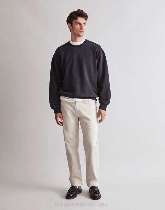 kleding veren grijs ZVH6131 Madewell de kledinggeverfde jeans met rechte pijpen uit 1991 Heren