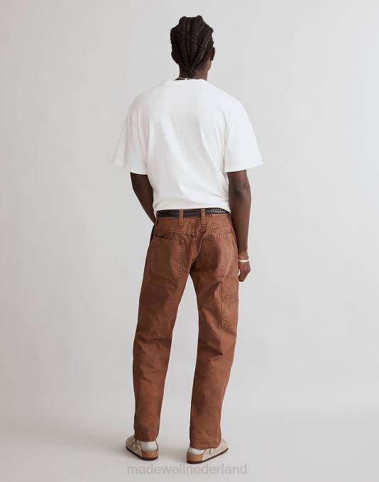 kleding voer ZVH6224 Madewell relaxte rechte werkkledingbroek Heren