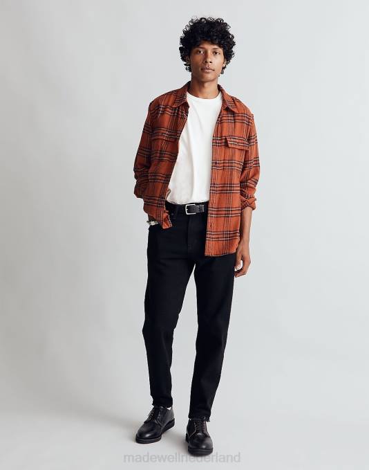 kleding zwart ZVH6175 Madewell ontspannen taps toelopende jeans Heren