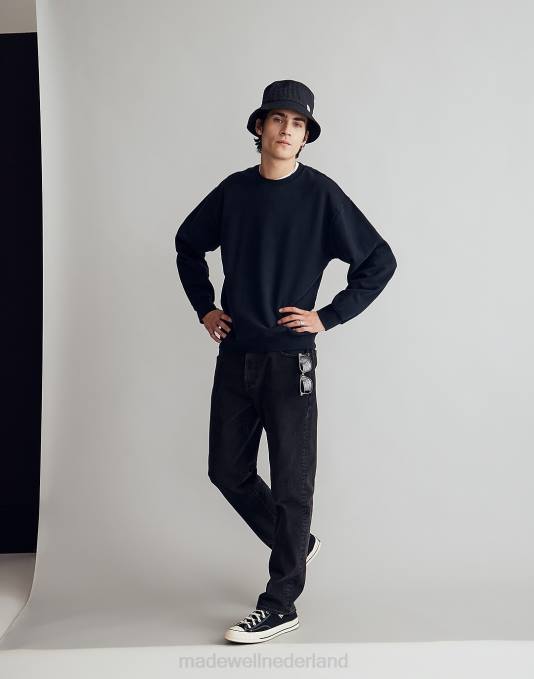 kleding zacht mahonie ZVH6372 Madewell het McCarren middelzware sweatshirt met ronde hals Heren