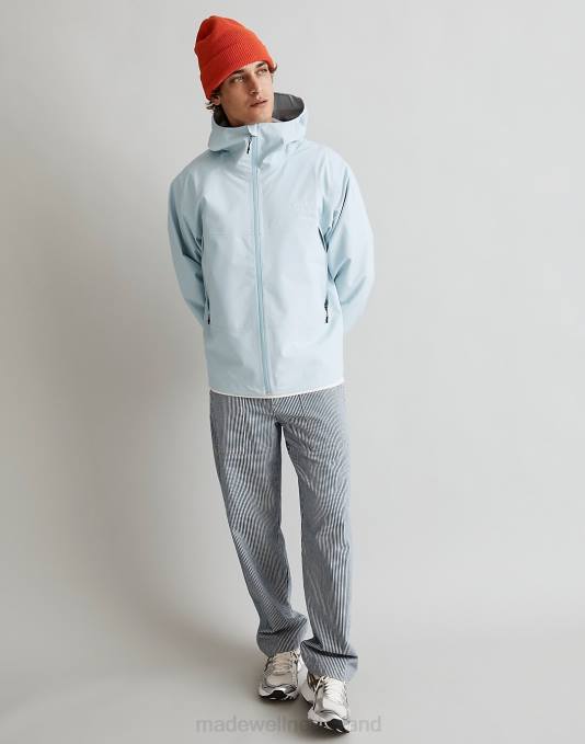 kleding hemelsblauw ZVH6504 Madewell Gramicci waterdichte jas Heren