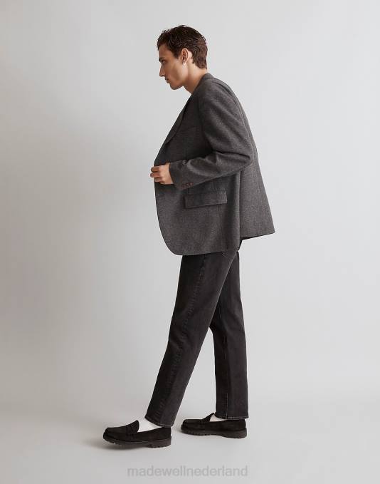 kleding inkt ZVH6109 Madewell de roebling blazer met twee knopen van Italiaanse stof Heren