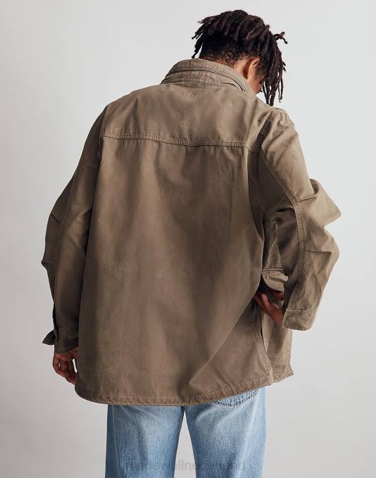 kleding lading groen ZVH6117 Madewell veld jas Heren