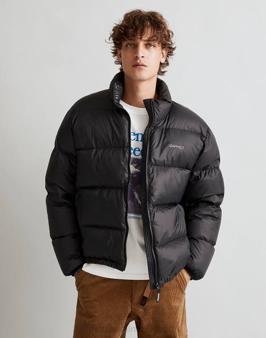 kleding zwart ZVH6503 Madewell Gramicci donsjack Heren