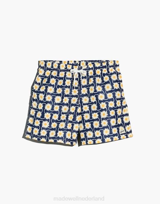 kleding Marine radiale bloem ZVH6383 Madewell zwembroek voor zwemmers Heren