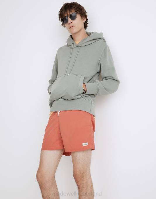 kleding cranberry ZVH6386 Madewell zwembroek voor zwemmers in effen kleur Heren