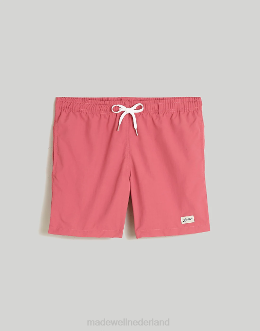 kleding massief mauvehout ZVH6390 Madewell zwembroek voor zwemmers in effen kleur Heren