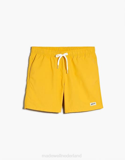 kleding stevige mandarijn ZVH6389 Madewell zwembroek voor zwemmers in effen kleur Heren