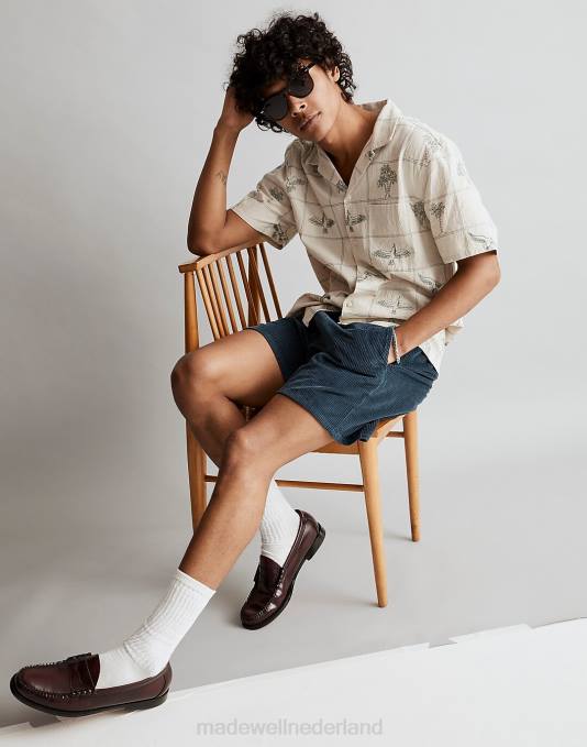 kleding gekleurd mahonie ZVH6315 Madewell 5 1/2'' corduroy short voor dagelijks gebruik Heren