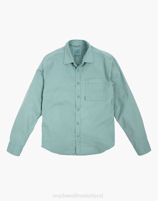 kleding donkergroen ZVH6290 Madewell topo ontwerpt een dirt-shirt Heren