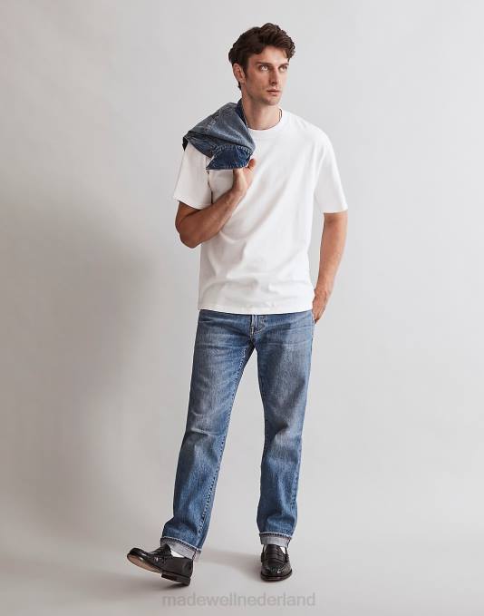 kleding gemalen johannesbrood ZVH6357 Madewell ontspannen t-shirt Heren