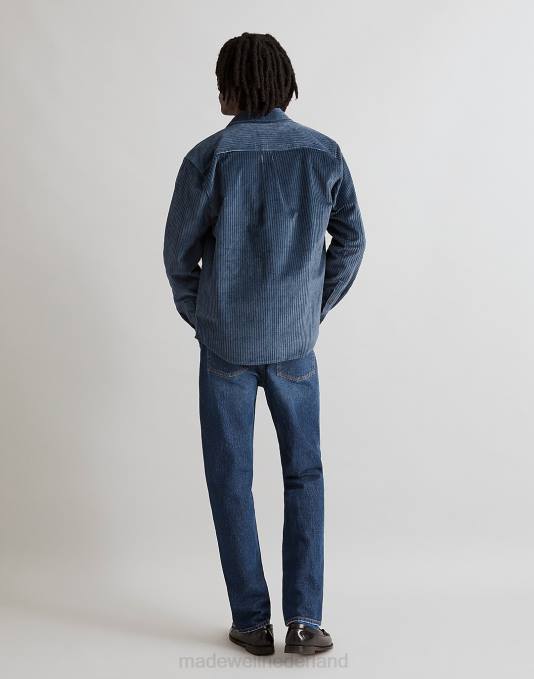 kleding kompas goud ZVH6238 Madewell gemakkelijk corduroy overhemd met lange mouwen Heren