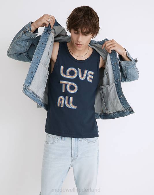 kleding schemering ZVH6352 Madewell liefde voor alle trots de hele dag tank Heren