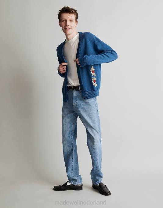 kleding blauw ZVH6437 Madewell gang bukhari vest Heren