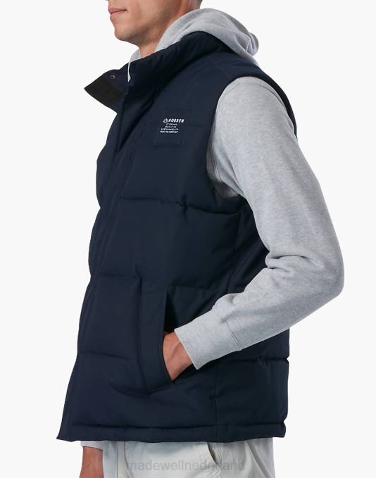 kleding olijf ZVH6556 Madewell Norden Oskar puffervest Heren