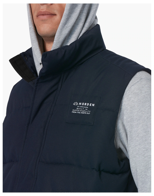 kleding olijf ZVH6556 Madewell Norden Oskar puffervest Heren