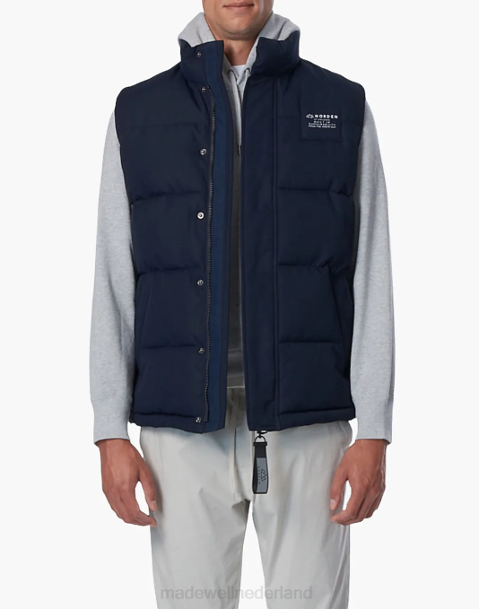 kleding olijf ZVH6556 Madewell Norden Oskar puffervest Heren