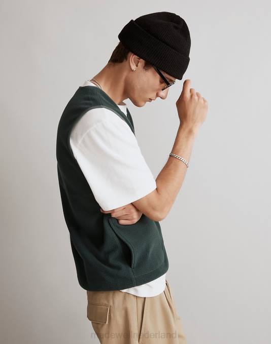 kleding provence druif ZVH62790 Madewell fleecevest Heren