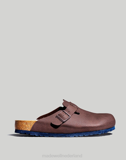 schoenen gebraden ZVH6403 Madewell Birkenstock Boston suède klompen met zacht voetbed Heren