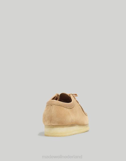 schoenen lichtbruine combi ZVH6430 Madewell Clarks suède en leren wallabee-schoenen Heren