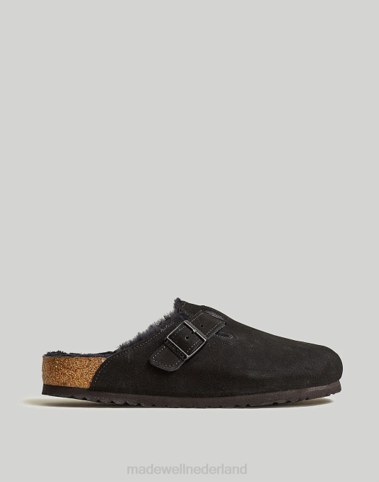 schoenen zwart ZVH6392 Madewell Boston klompen van birkenstock suède Heren