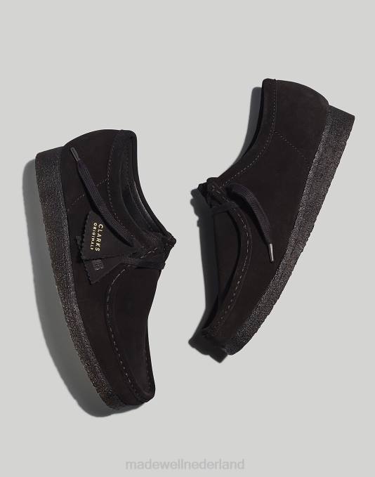 schoenen zwart suède ZVH6428 Madewell Clarks suède wallabee-schoenen Heren